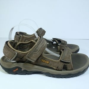 Teva Via III Leather Performance Trail Hiking Sports Sandals